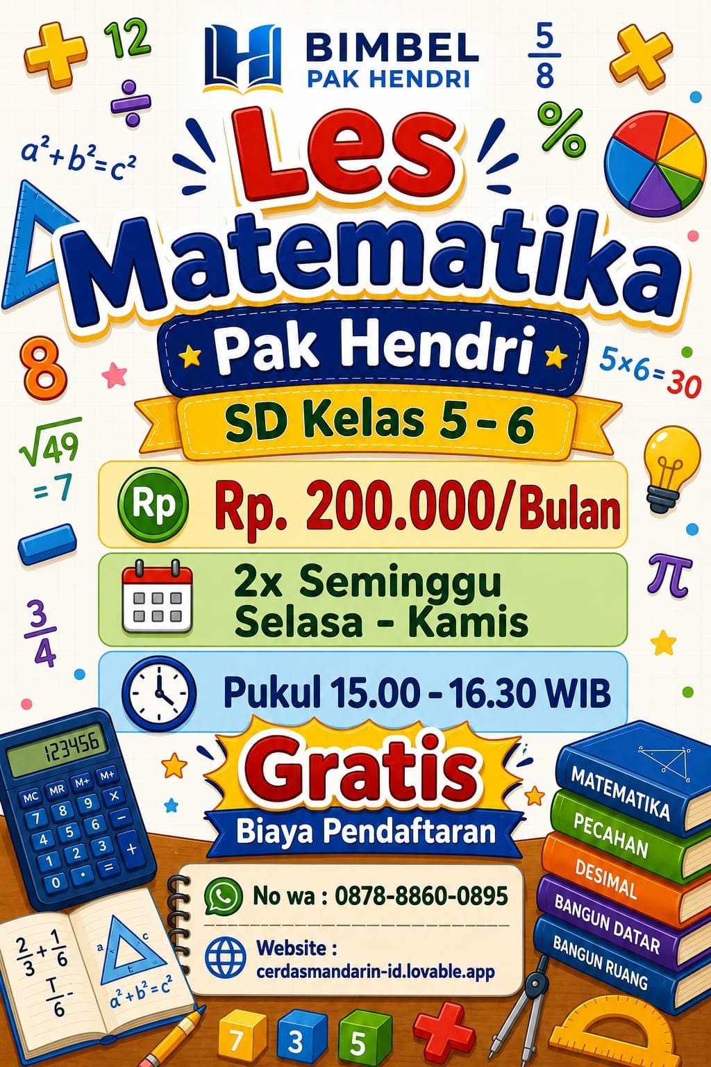 Les Matematika SD Kelas 5–6