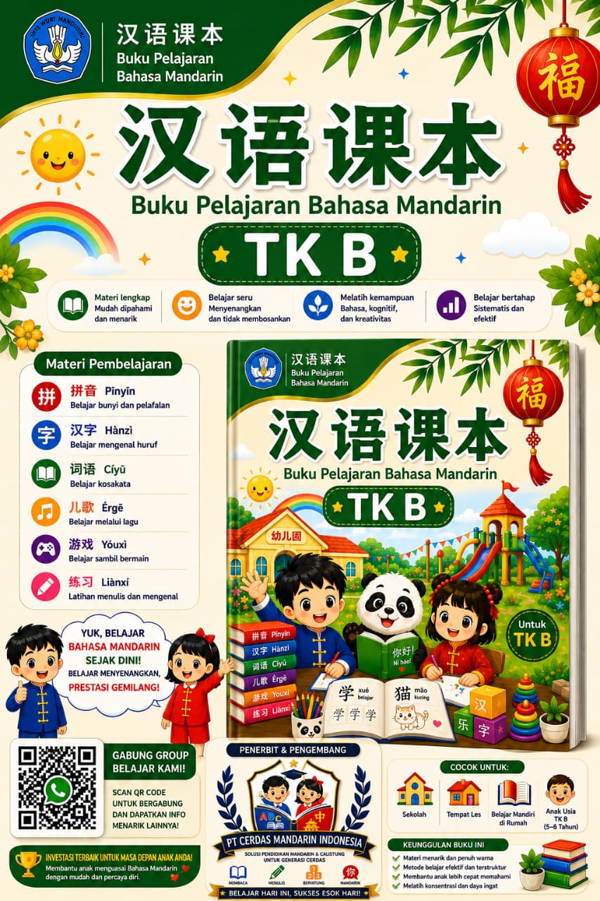 Buku Pelajaran Mandarin TK B